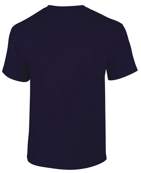 Tee shirt MC marine avec logo blanc "ACNA" - V8636 - Image 3