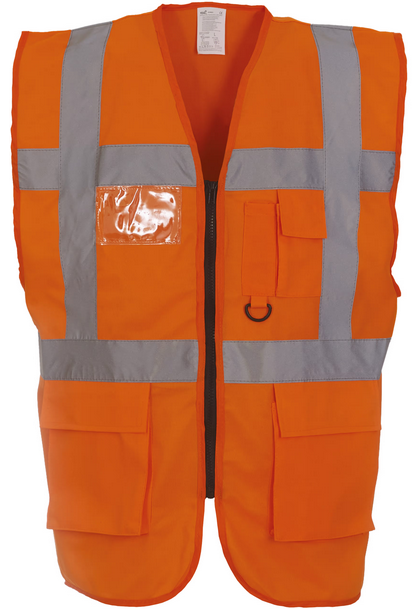Gilet HV multipoches orange - V3829