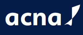 Tee shirt MC marine avec logo blanc "ACNA" - V8636 - Image 4