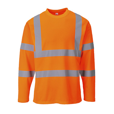 Tee shirt ML HV orange - V7738