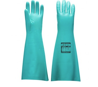 Gants nitrile 48cm vert - M0945