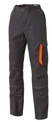 Pantalon G-Rok gris carbone/orange - V1728